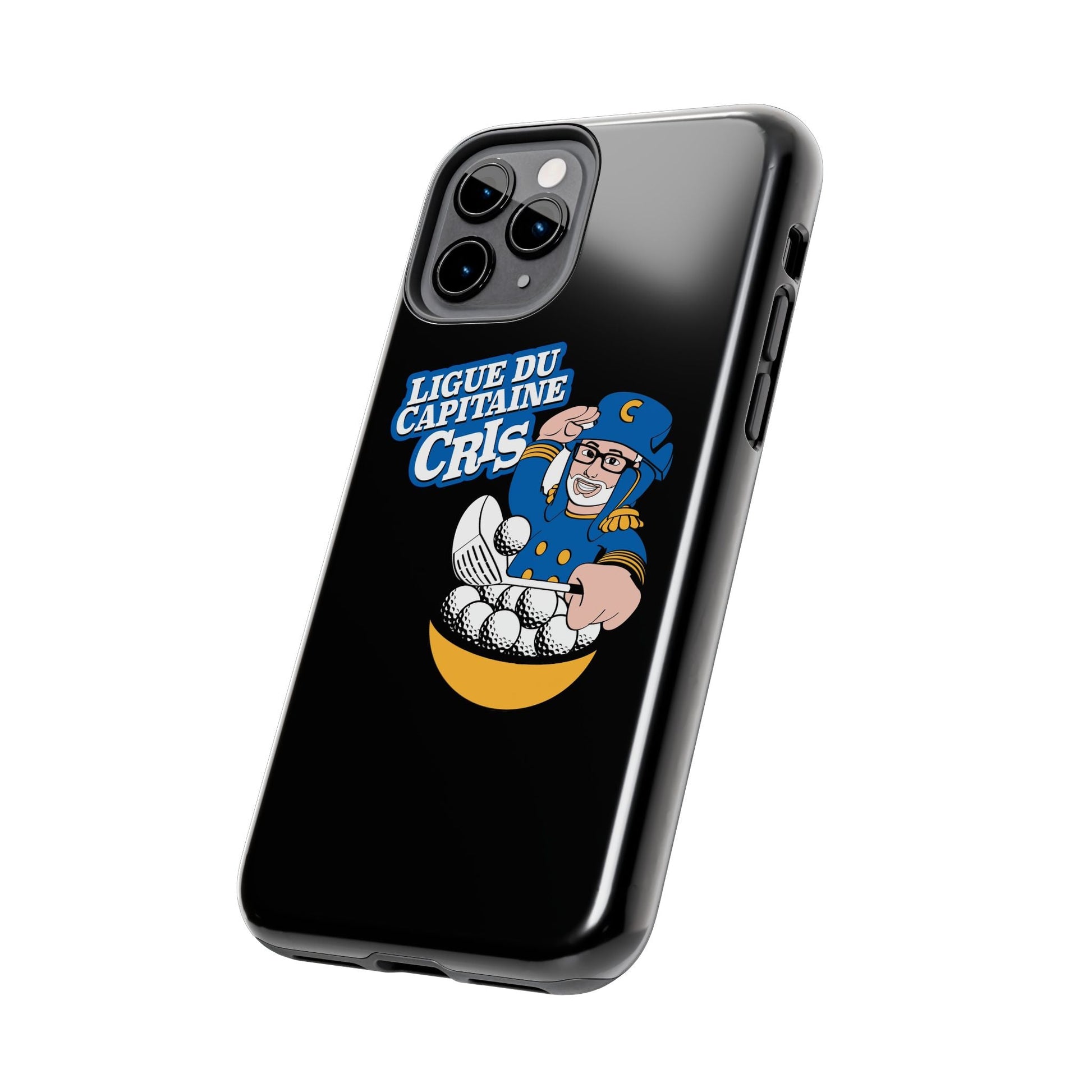 Ligue du Capitaine Cris Tough Phone Cases | Unique Gift for Sports Fans, Durable Protection, Fun & Stylish Design, Baseball Lover's [...] - MaisonThreadory