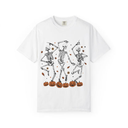 Spooky Skeleton Dance T-Shirt | Halloween, Fall Fashion, Unisex Tee, Graphic Shirt, Casual Wear - MaisonThreadory