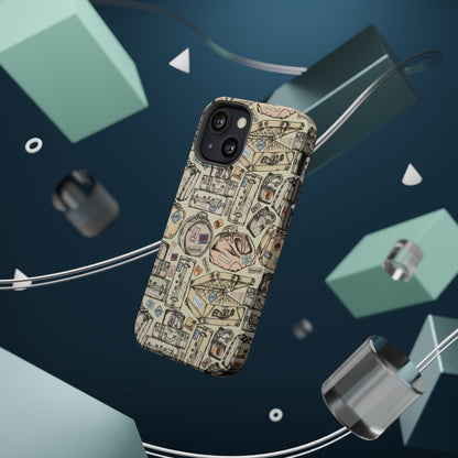 Travel - Inspired Magnetic Tough Cases, Unique Phone Accessories, Perfect for Adventurers, Great Gift for Travelers or Holidays - MaisonThreadory