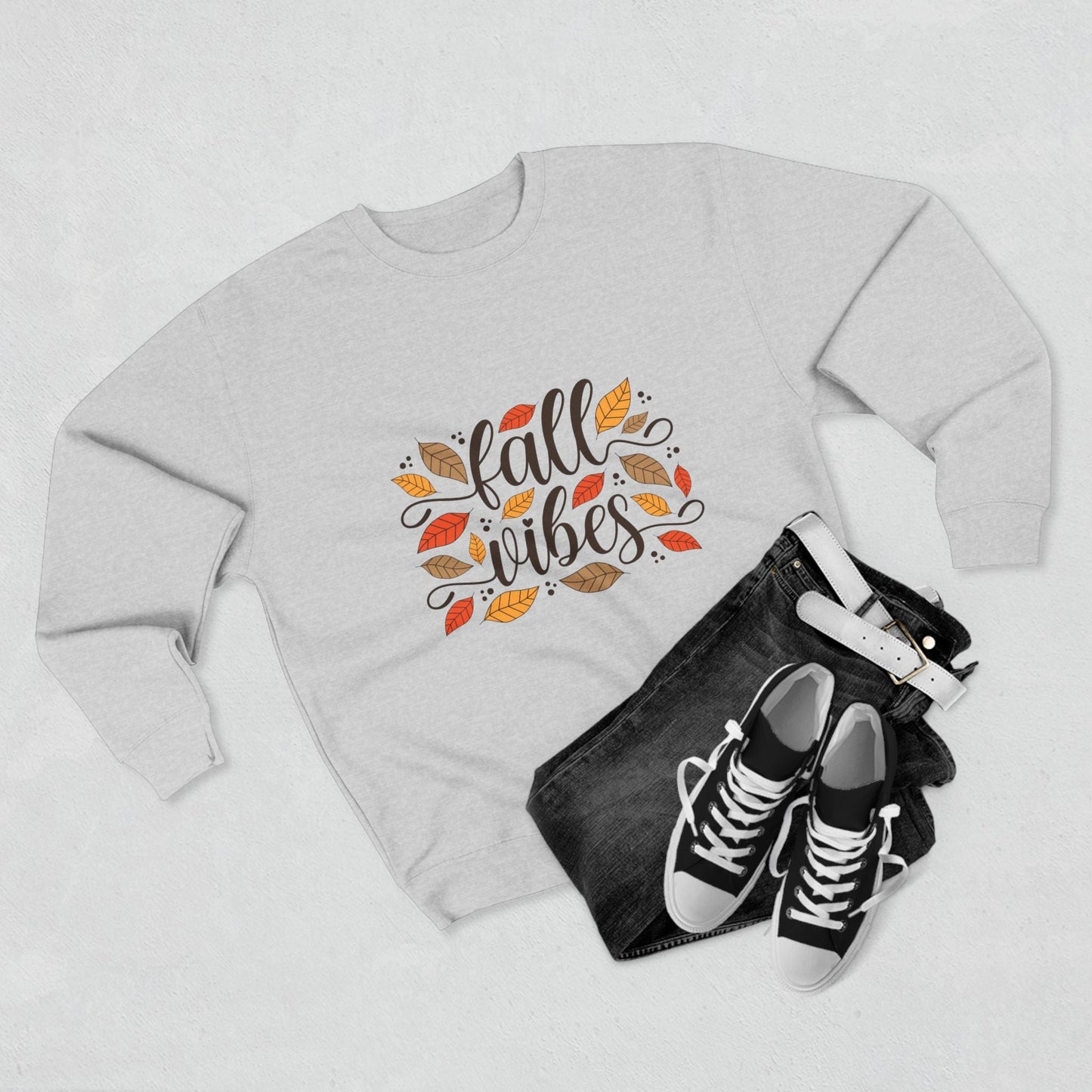 Cozy Fall Vibes Sweatshirt | Unisex Crewneck | Perfect for Autumn, Harvest Festivals, Casual Wear, Thanksgiving, Gift for Her - MaisonThreadory