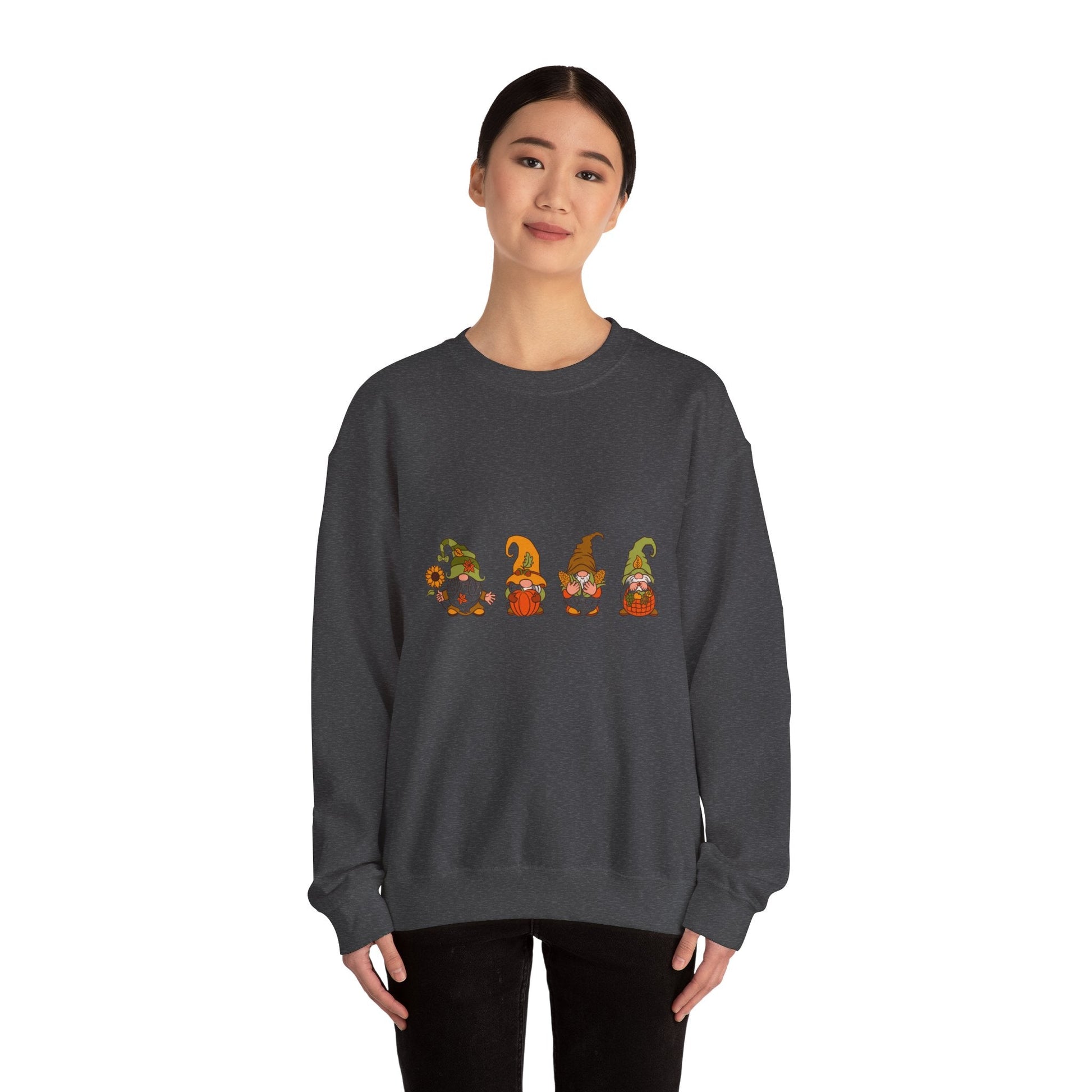Cozy Gnome Sweatshirt, Fall Fashion, Unisex Sweatshirt, Halloween Apparel, Gift for Him/Her, Autumn Cozy Crewneck - MaisonThreadory