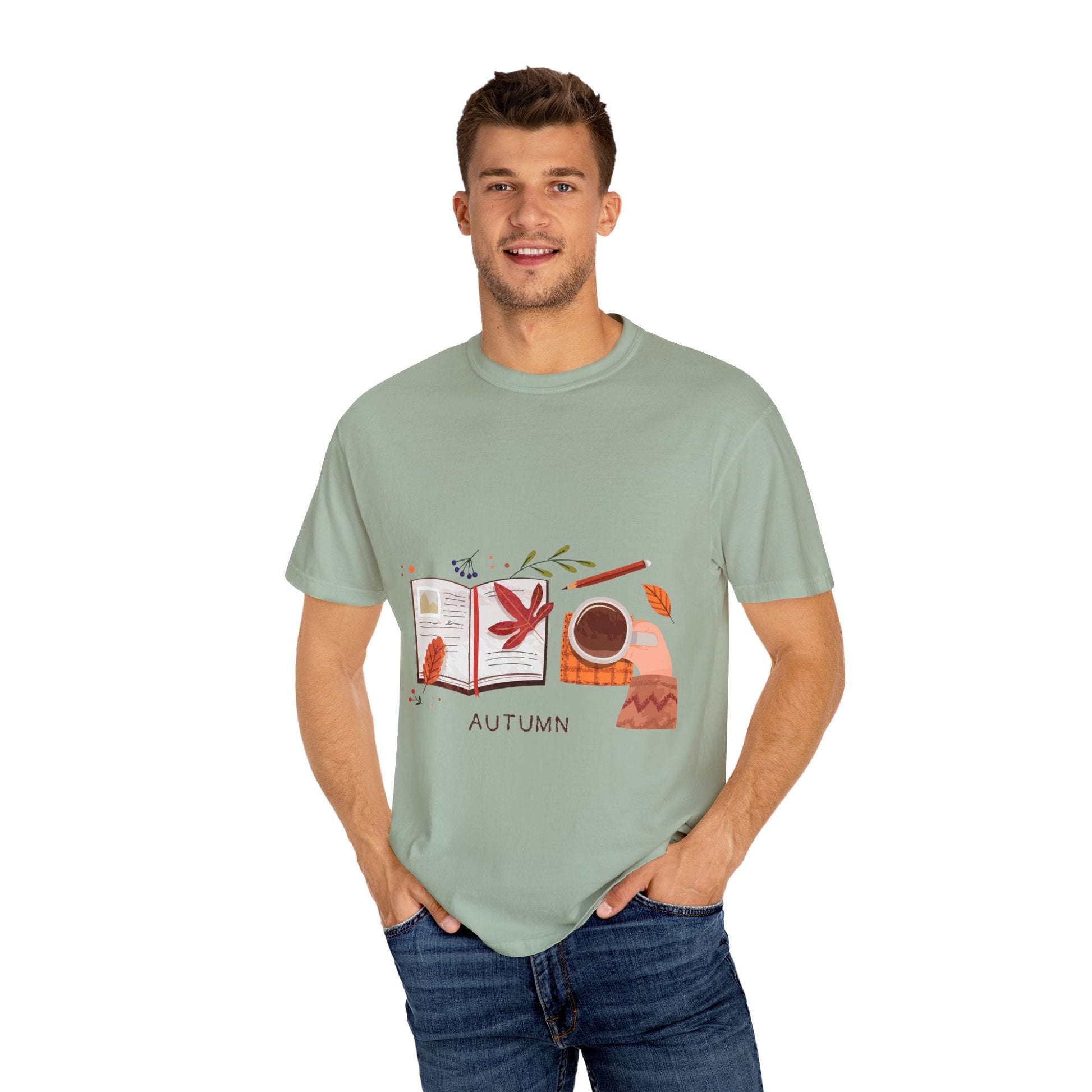 Autumn - Themed Unisex T-Shirt - Cozy Fall Tee, Perfect Gift for Thanksgiving, Casual Everyday Wear, Seasonal Fashion, Pumpkin Spice Vibes - MaisonThreadory