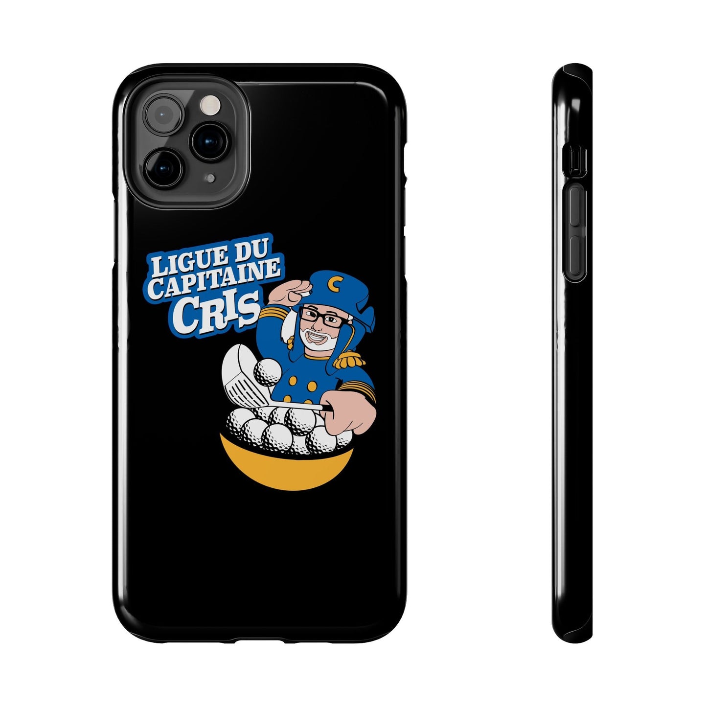Ligue du Capitaine Cris Tough Phone Cases | Unique Gift for Sports Fans, Durable Protection, Fun & Stylish Design, Baseball Lover's [...] - MaisonThreadory