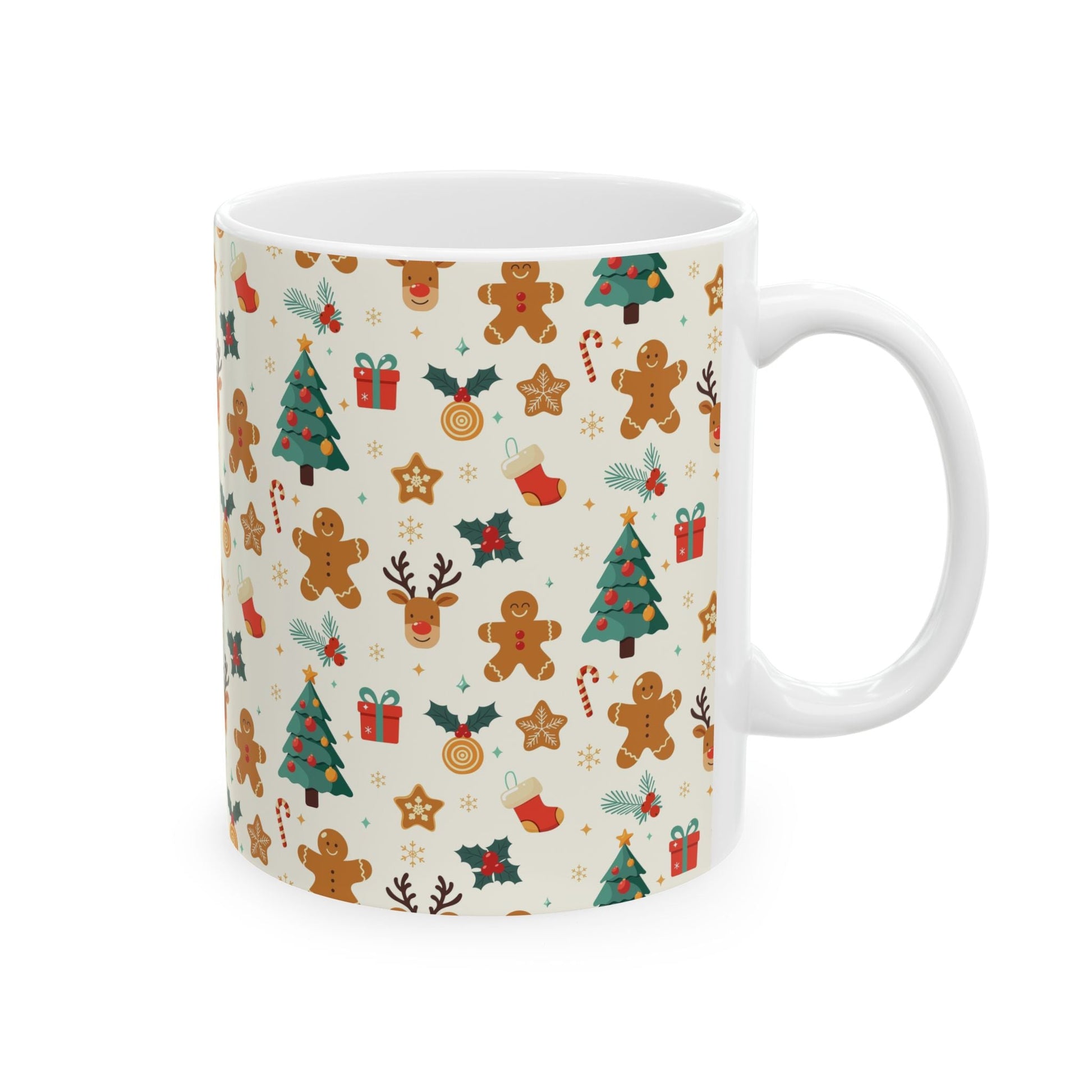 Festive Gingerbread Holiday Mug - MaisonThreadory
