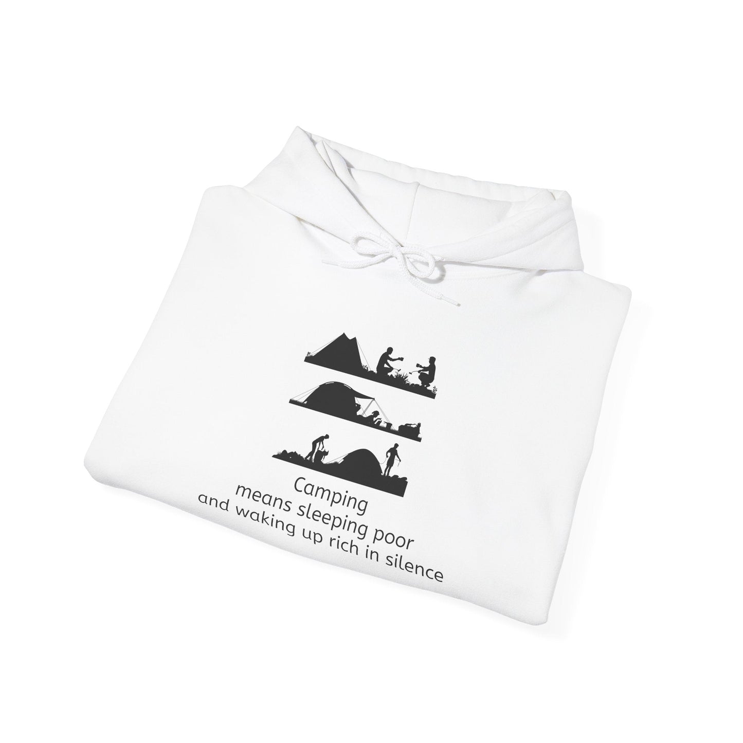 Camping Adventure Hoodie - Unisex Heavy Blend - Cozy Sweatshirt for Nature Lovers - Outdoor Gift - Travel Hoodie - MaisonThreadory