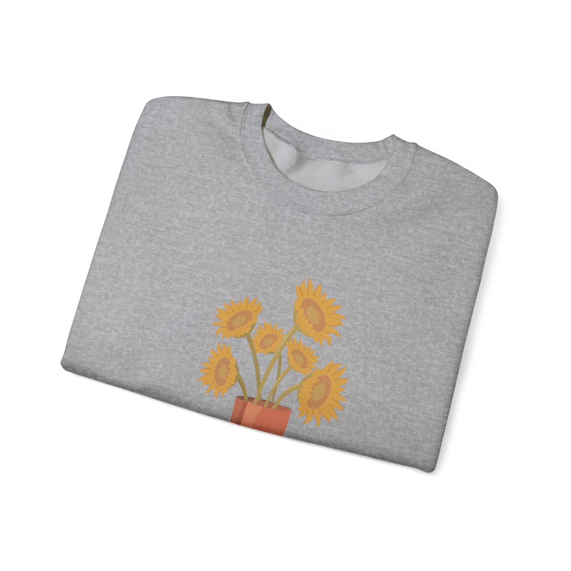 Sunny Boots Floral Crewneck Sweatshirt - MaisonThreadory