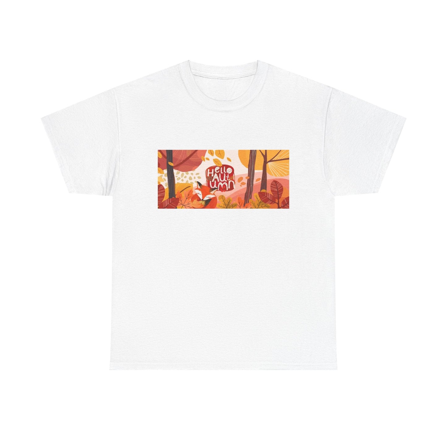 Autumn Vibes Tee, Cozy Fall Shirt, Unisex Harvest Cotton Tee, Seasonal Outfit, Perfect for Thanksgiving, Gifts for Nature Lovers - MaisonThreadory