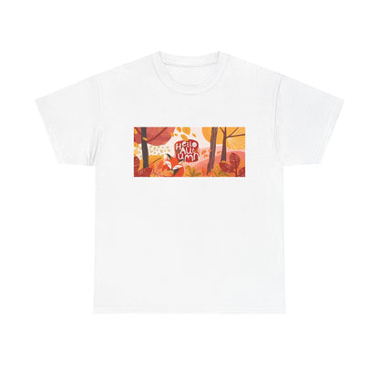 Autumn Vibes Tee, Cozy Fall Shirt, Unisex Harvest Cotton Tee, Seasonal Outfit, Perfect for Thanksgiving, Gifts for Nature Lovers - MaisonThreadory