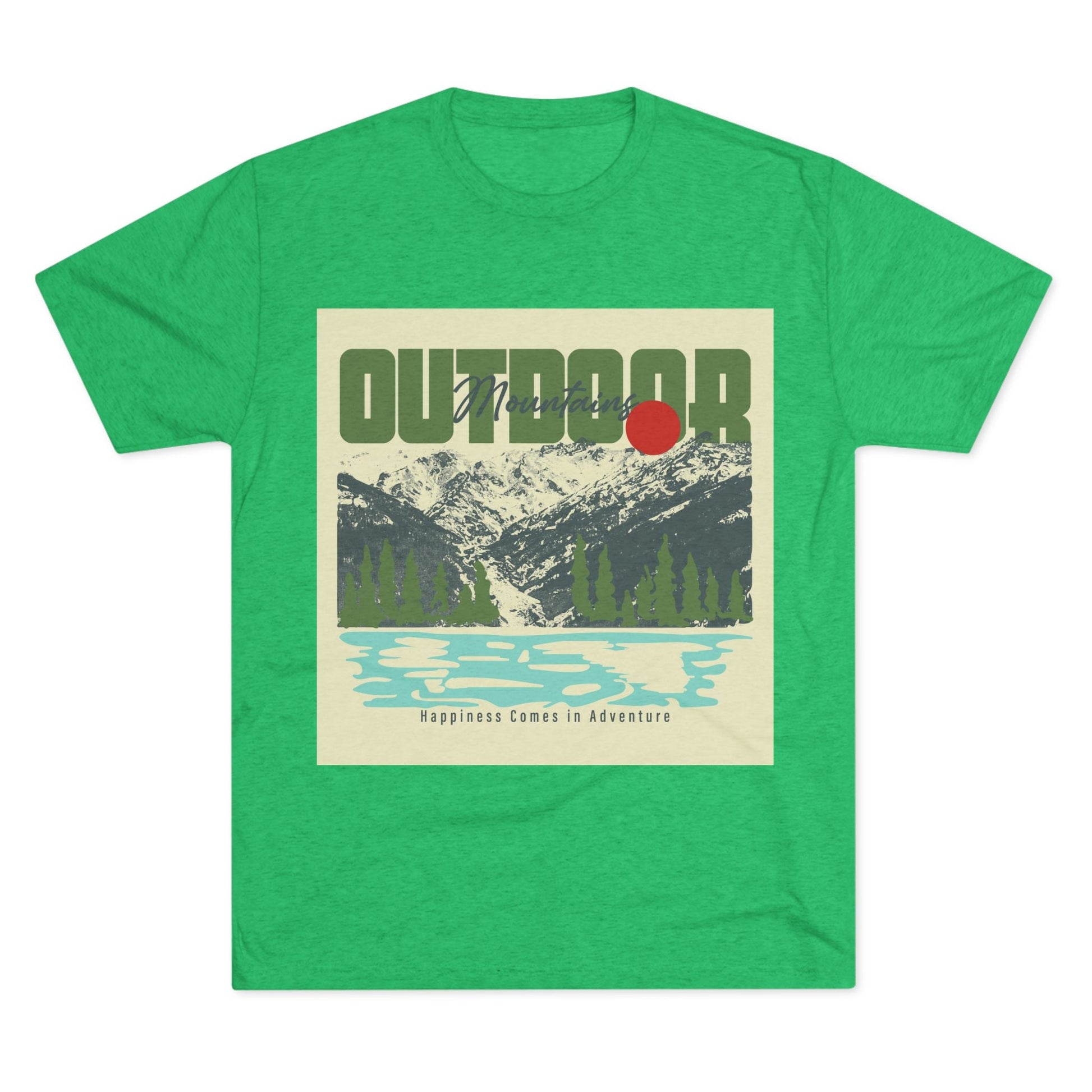 Outdoor Adventure Tee, Unisex Tri - Blend Crew Shirt, Perfect Gift for Nature Lovers, Hiking Enthusiasts, Travel Souvenir, Eco - Friendly [...] - MaisonThreadory