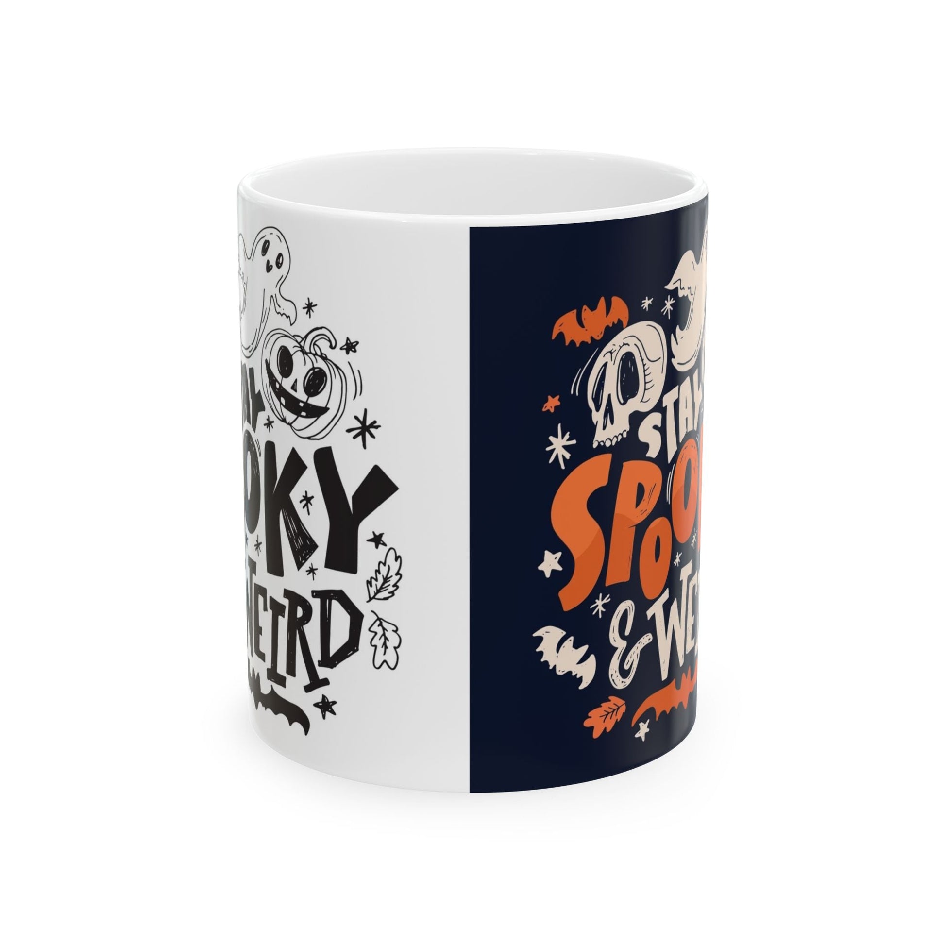 Spooky & Weird Ceramic Mug - Perfect for Halloween, Coffee Lovers, Home Decor, Gift for Friends, Fun Kitchen Accessory - MaisonThreadory