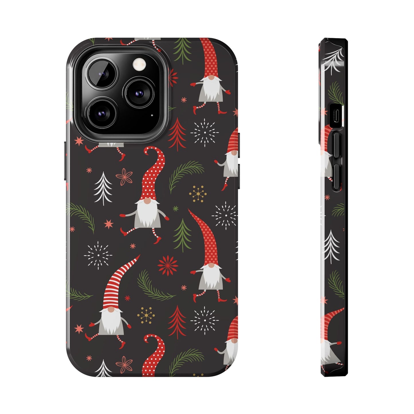 Gnomes & Holiday Cheer Tough Phone Cases, Cute Phone Accessories, Holiday Gift, Gnome Phone Cover, Festive Phone Protection, Winter Decor - MaisonThreadory