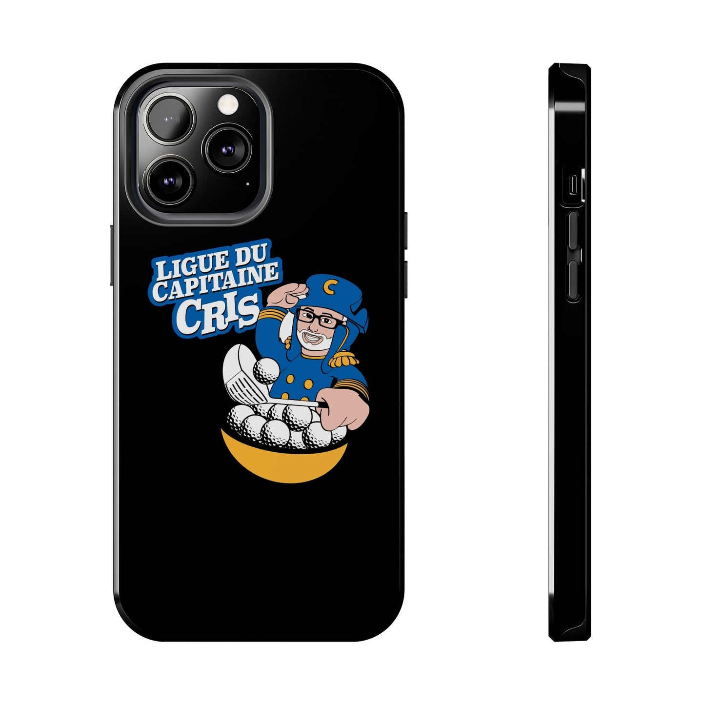 Ligue du Capitaine Cris Tough Phone Cases | Unique Gift for Sports Fans, Durable Protection, Fun & Stylish Design, Baseball Lover's [...] - MaisonThreadory