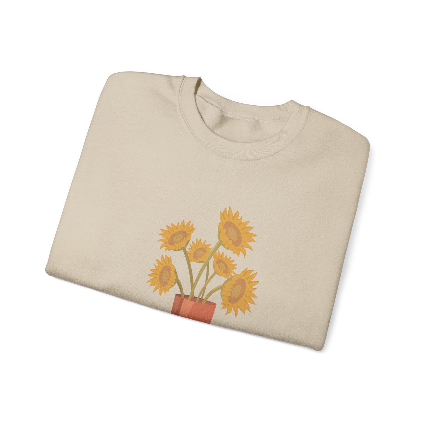 Sunny Boots Floral Crewneck Sweatshirt - MaisonThreadory