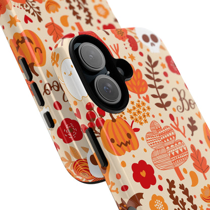 Autumn Phone Case - Cozy Fall Vibes, Pumpkin Decor, Halloween Gift, Floral Design, Seasonal Aesthetic - MaisonThreadory