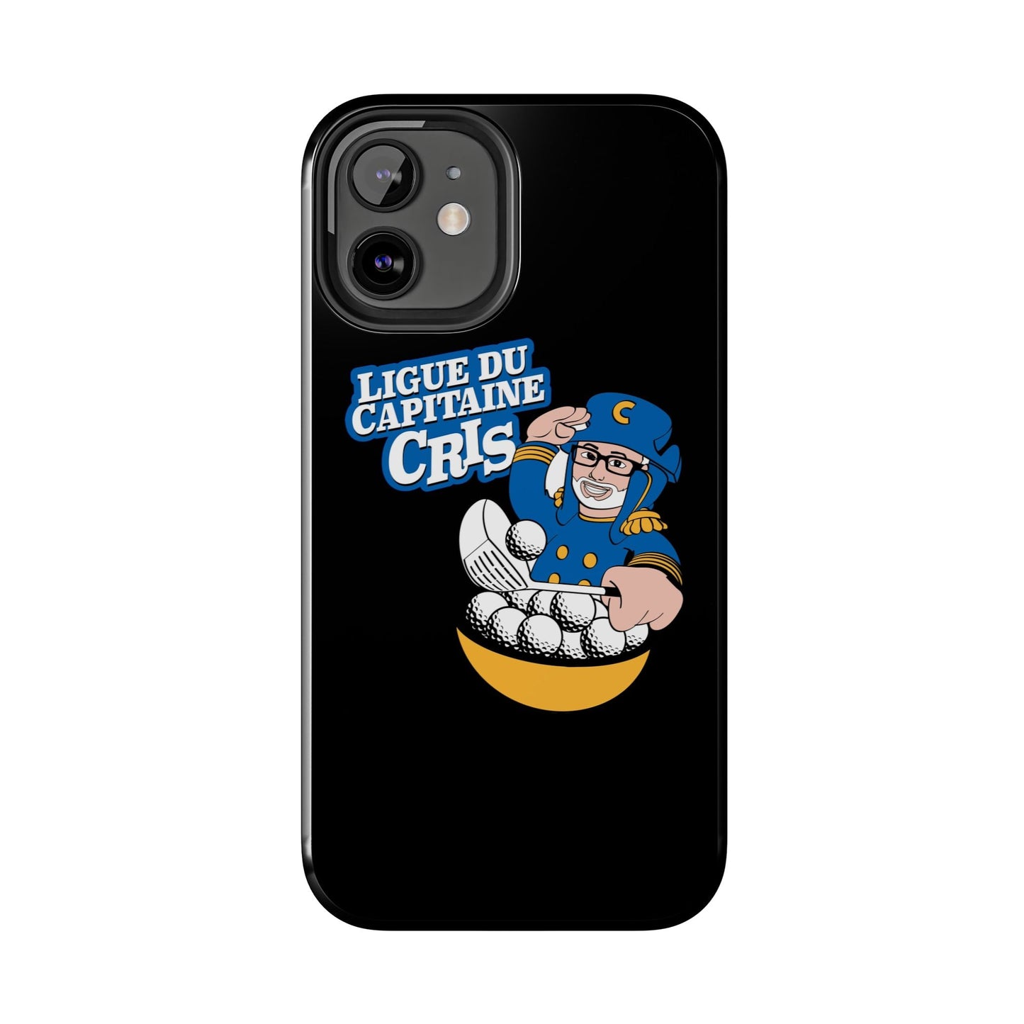 Ligue du Capitaine Cris Tough Phone Cases | Unique Gift for Sports Fans, Durable Protection, Fun & Stylish Design, Baseball Lover's [...] - MaisonThreadory
