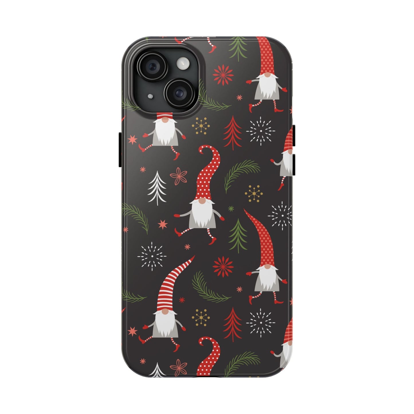 Gnomes & Holiday Cheer Tough Phone Cases, Cute Phone Accessories, Holiday Gift, Gnome Phone Cover, Festive Phone Protection, Winter Decor - MaisonThreadory