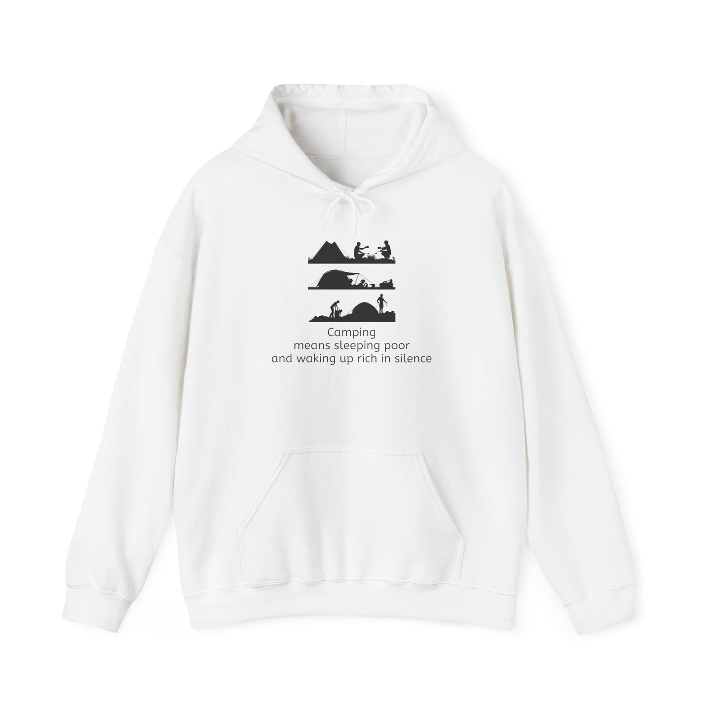 Camping Adventure Hoodie - Unisex Heavy Blend - Cozy Sweatshirt for Nature Lovers - Outdoor Gift - Travel Hoodie - MaisonThreadory