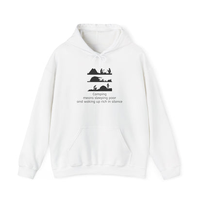 Camping Adventure Hoodie - Unisex Heavy Blend - Cozy Sweatshirt for Nature Lovers - Outdoor Gift - Travel Hoodie - MaisonThreadory