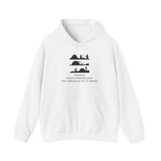 Camping Adventure Hoodie - Unisex Heavy Blend - Cozy Sweatshirt for Nature Lovers - Outdoor Gift - Travel Hoodie - MaisonThreadory