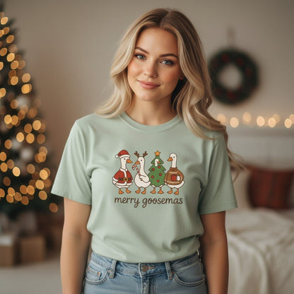 Merry Goosemas Unisex T-Shirt - MaisonThreadory