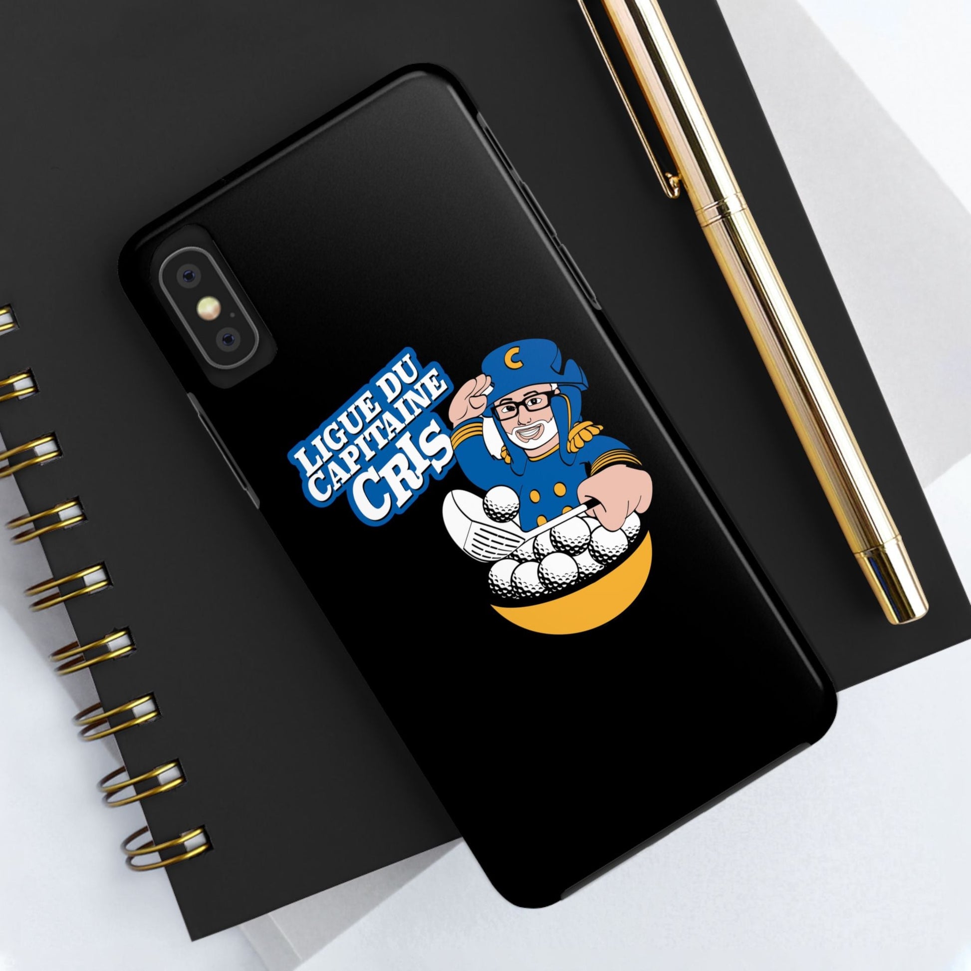 Ligue du Capitaine Cris Tough Phone Cases | Unique Gift for Sports Fans, Durable Protection, Fun & Stylish Design, Baseball Lover's [...] - MaisonThreadory