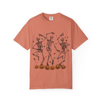 Spooky Skeleton Dance T-Shirt | Halloween, Fall Fashion, Unisex Tee, Graphic Shirt, Casual Wear - MaisonThreadory