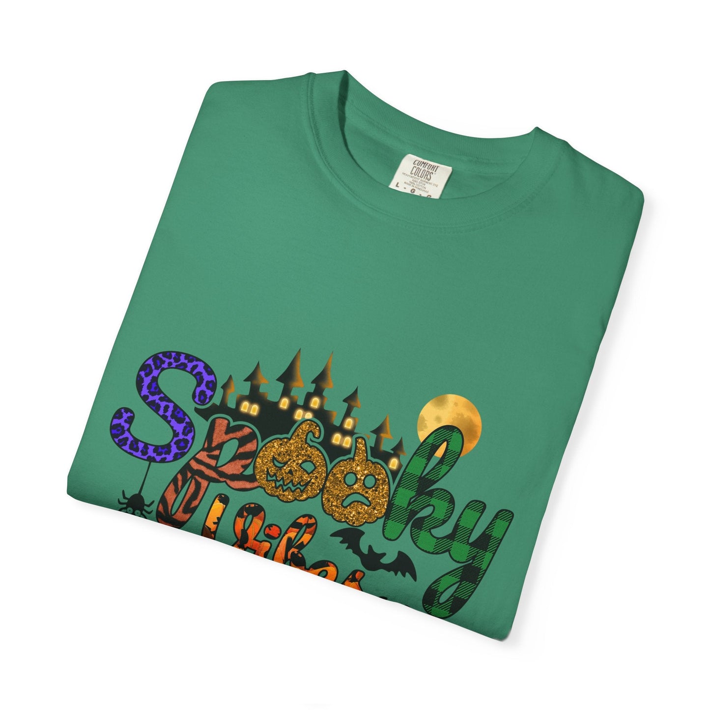 Spooky Vibes T-Shirt, Halloween Shirt, Unisex Tee, Fall Fashion, Casual Wear, Gift for Haunted Lovers - MaisonThreadory