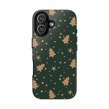 Christmas Tree Phone Case - Festive Holiday Design - MaisonThreadory