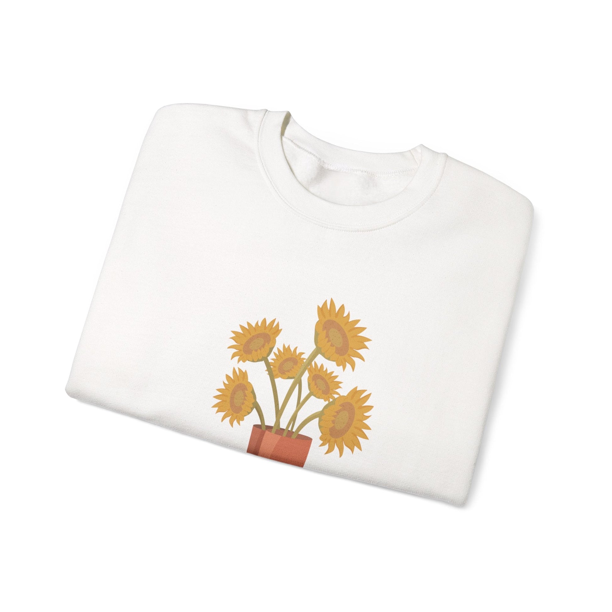 Sunny Boots Floral Crewneck Sweatshirt - MaisonThreadory