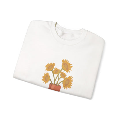 Sunny Boots Floral Crewneck Sweatshirt - MaisonThreadory