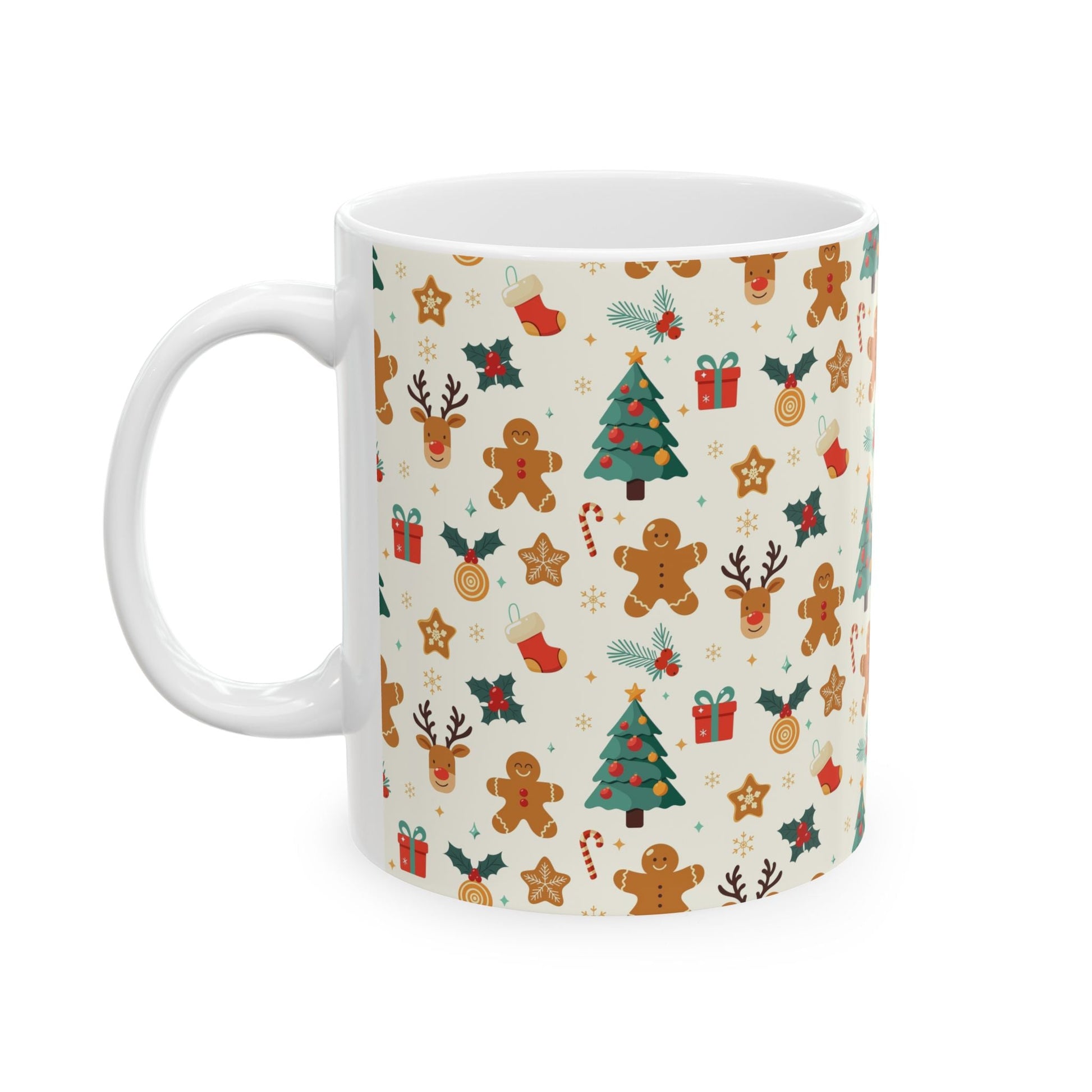 Festive Gingerbread Holiday Mug - MaisonThreadory