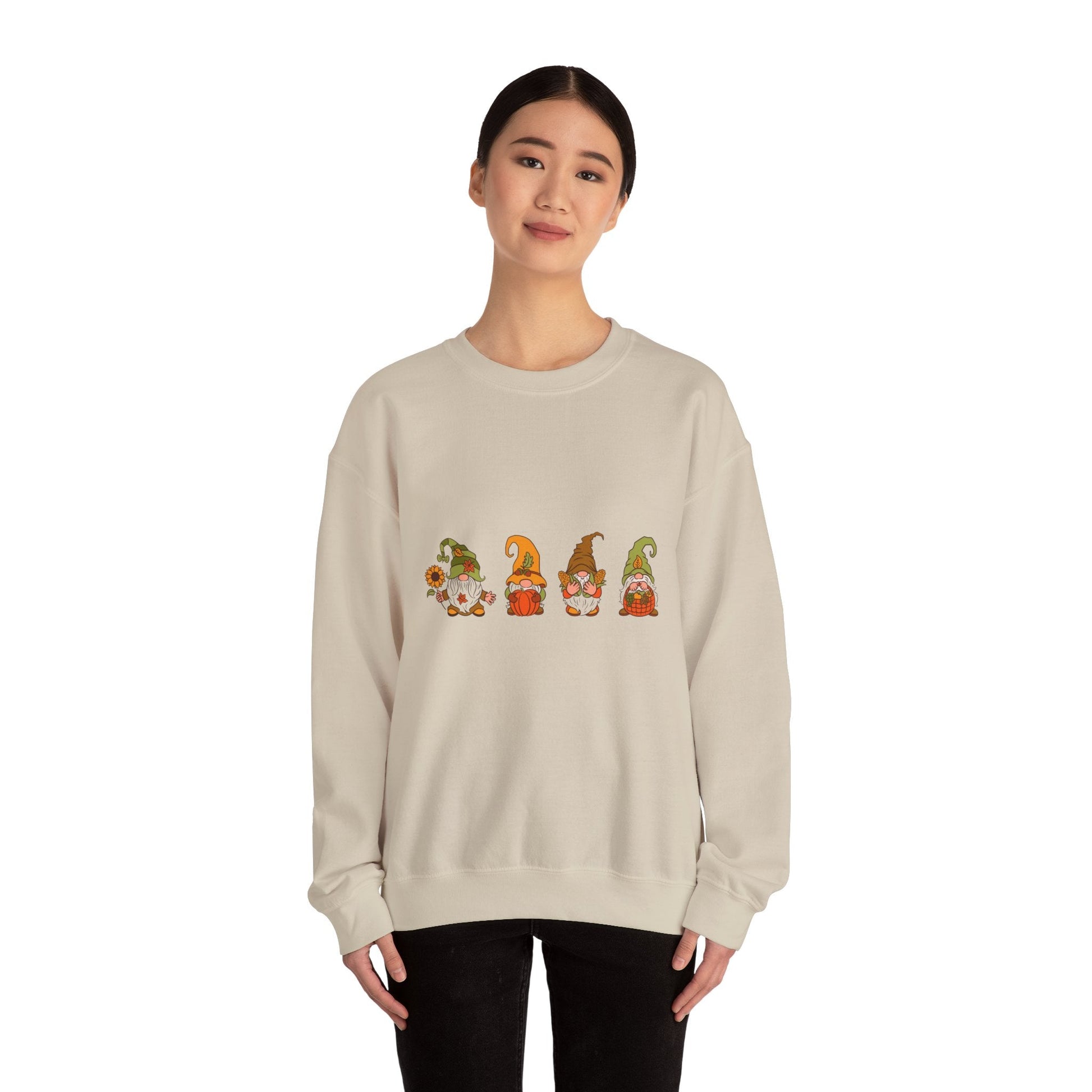 Cozy Gnome Sweatshirt, Fall Fashion, Unisex Sweatshirt, Halloween Apparel, Gift for Him/Her, Autumn Cozy Crewneck - MaisonThreadory
