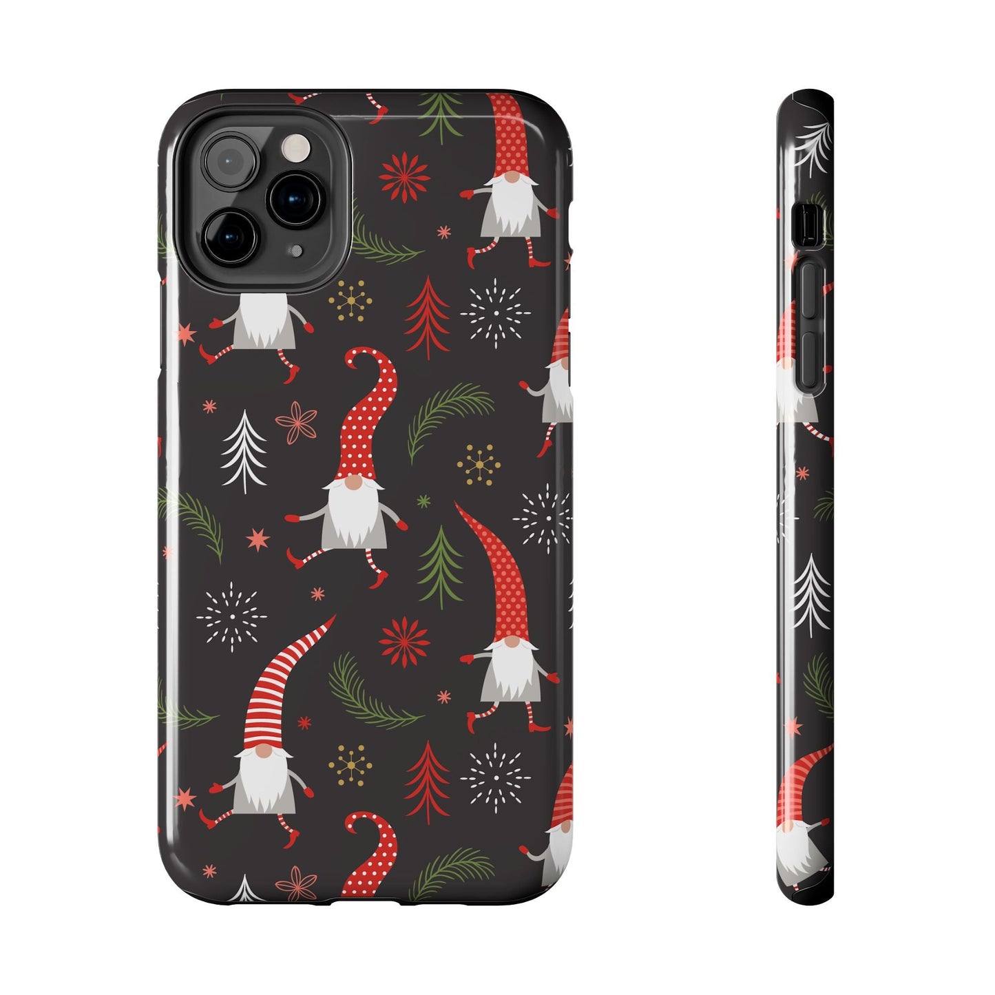 Gnomes & Holiday Cheer Tough Phone Cases, Cute Phone Accessories, Holiday Gift, Gnome Phone Cover, Festive Phone Protection, Winter Decor - MaisonThreadory
