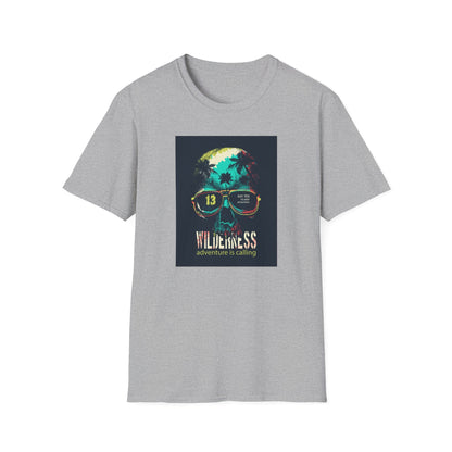 Wilderness Adventure T-Shirt, Unisex Comfortable Tee, Casual Summer Clothing, Nature Lover Gift, Eco - Friendly Apparel, Hiking Outing - MaisonThreadory