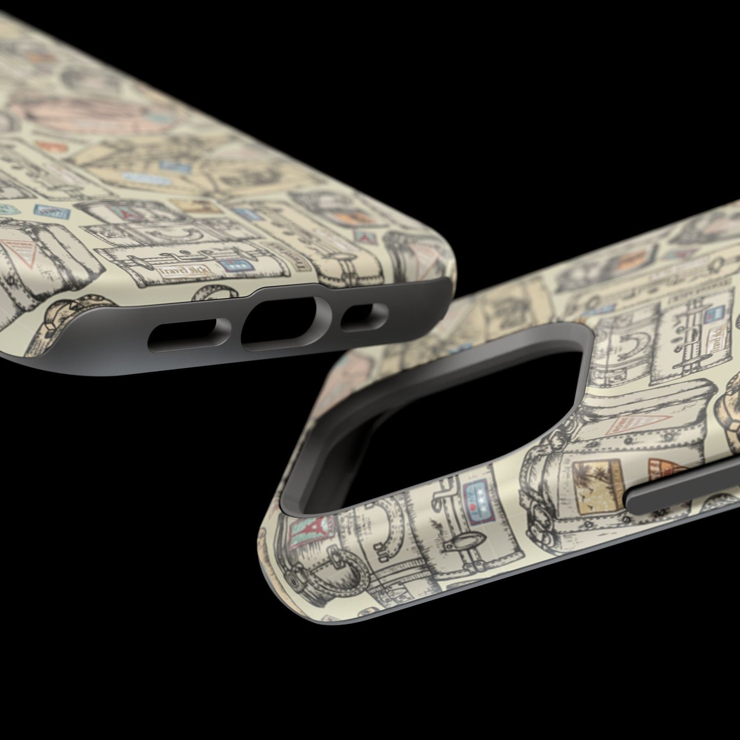 Travel - Inspired Magnetic Tough Cases, Unique Phone Accessories, Perfect for Adventurers, Great Gift for Travelers or Holidays - MaisonThreadory