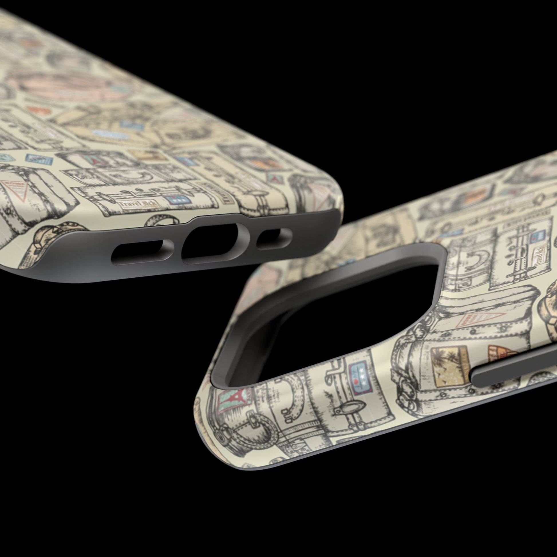 Travel - Inspired Magnetic Tough Cases, Unique Phone Accessories, Perfect for Adventurers, Great Gift for Travelers or Holidays - MaisonThreadory