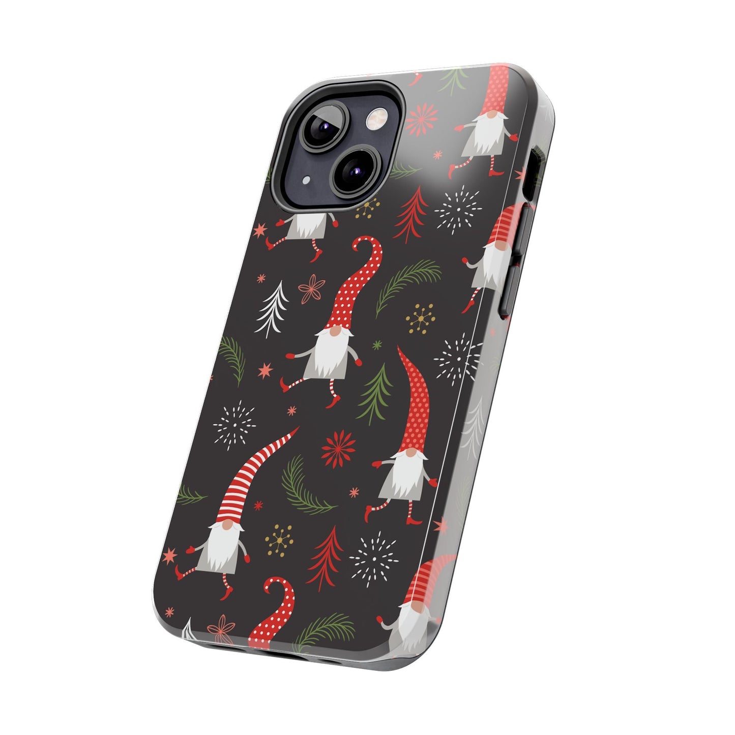 Gnomes & Holiday Cheer Tough Phone Cases, Cute Phone Accessories, Holiday Gift, Gnome Phone Cover, Festive Phone Protection, Winter Decor - MaisonThreadory
