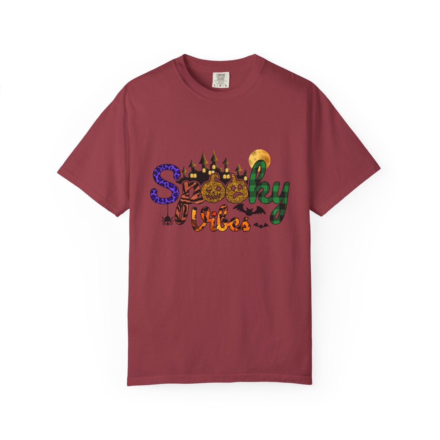 Spooky Vibes T-Shirt, Halloween Shirt, Unisex Tee, Fall Fashion, Casual Wear, Gift for Haunted Lovers - MaisonThreadory