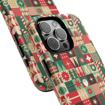 Festive Phone Case - Holiday Patterns - MaisonThreadory