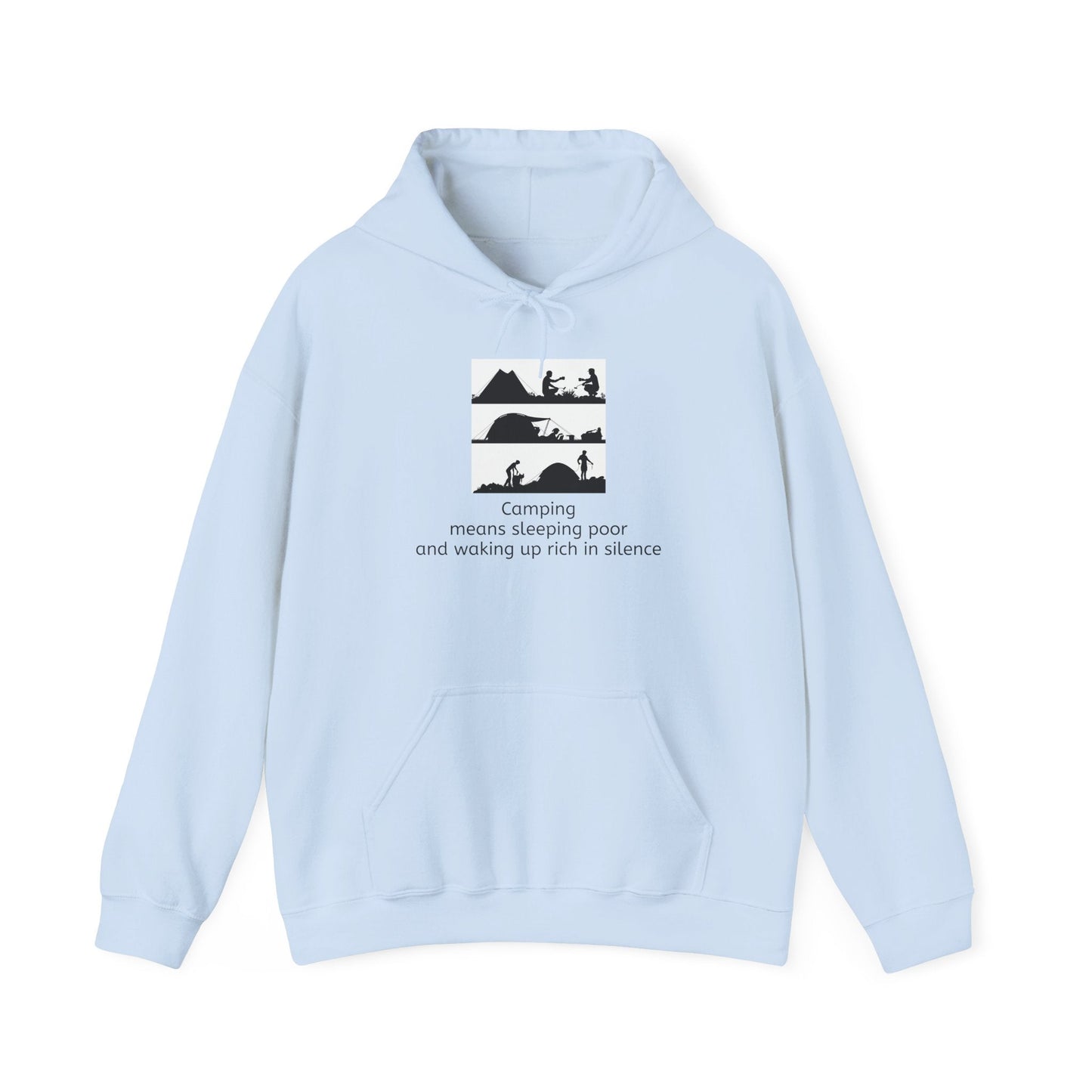 Camping Adventure Hoodie - Unisex Heavy Blend - Cozy Sweatshirt for Nature Lovers - Outdoor Gift - Travel Hoodie - MaisonThreadory