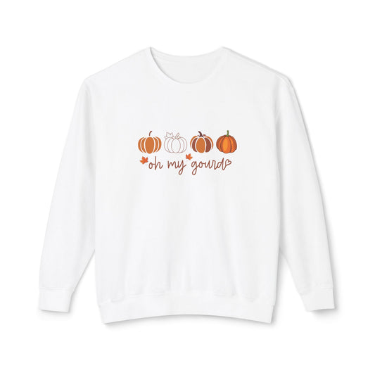 Fall Pumpkin Sweatshirt, Cozy Crewneck Sweater, Perfect for Autumn, Halloween, Thanksgiving Gift, Unisex Casual Fashion - MaisonThreadory