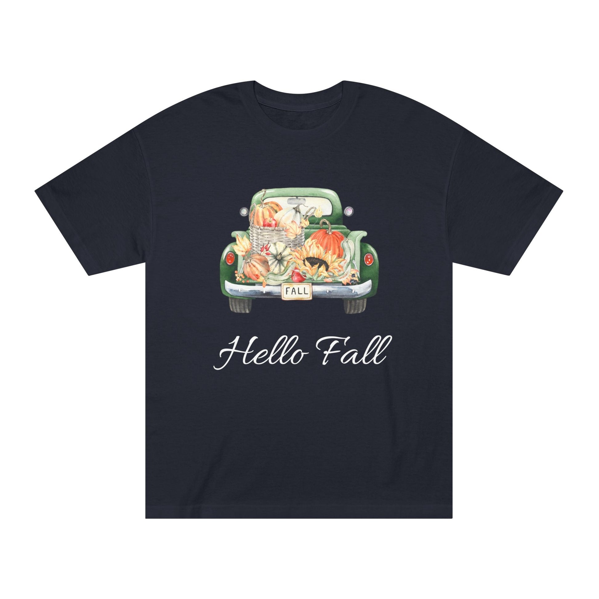 Hello Fall Unisex Classic Tee | Cozy Autumn Shirt, Fall Fashion, Seasonal T-Shirt, Gift for Her, Trendy Outfit - MaisonThreadory