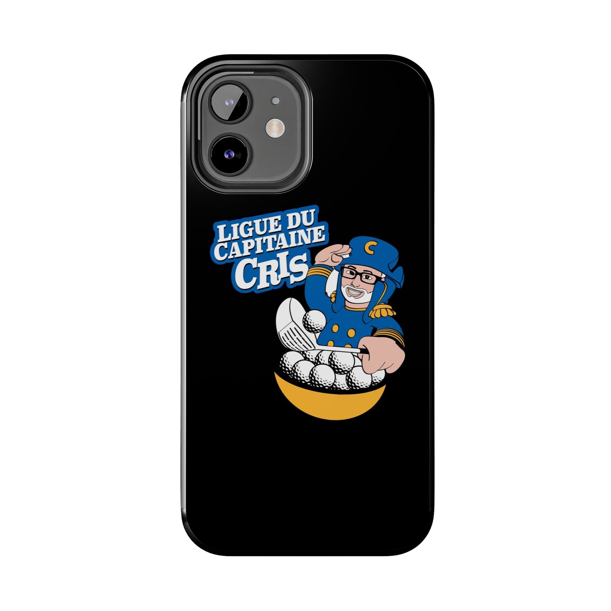 Ligue du Capitaine Cris Tough Phone Cases | Unique Gift for Sports Fans, Durable Protection, Fun & Stylish Design, Baseball Lover's [...] - MaisonThreadory