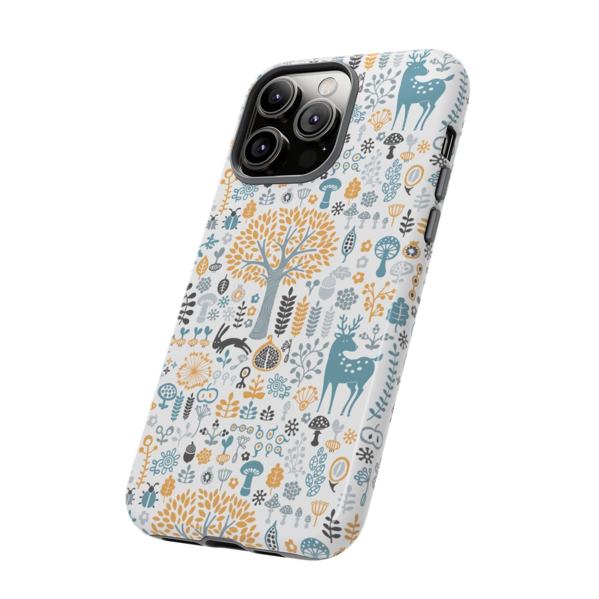 Nature - Inspired Phone Case, Durable Protective Cover, Bohemian Phone Accessory, Symbol of Strength, Eco - Friendly Gift - MaisonThreadory