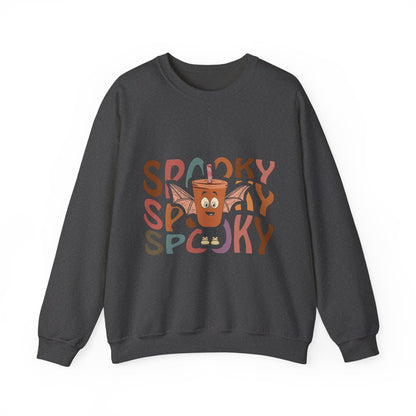 Spooky Vibes Crewneck Sweatshirt - Unisex Halloween Sweater for Cozy Nights, Fall Fashion, Gift for Spooky Season, Festive Apparel - MaisonThreadory
