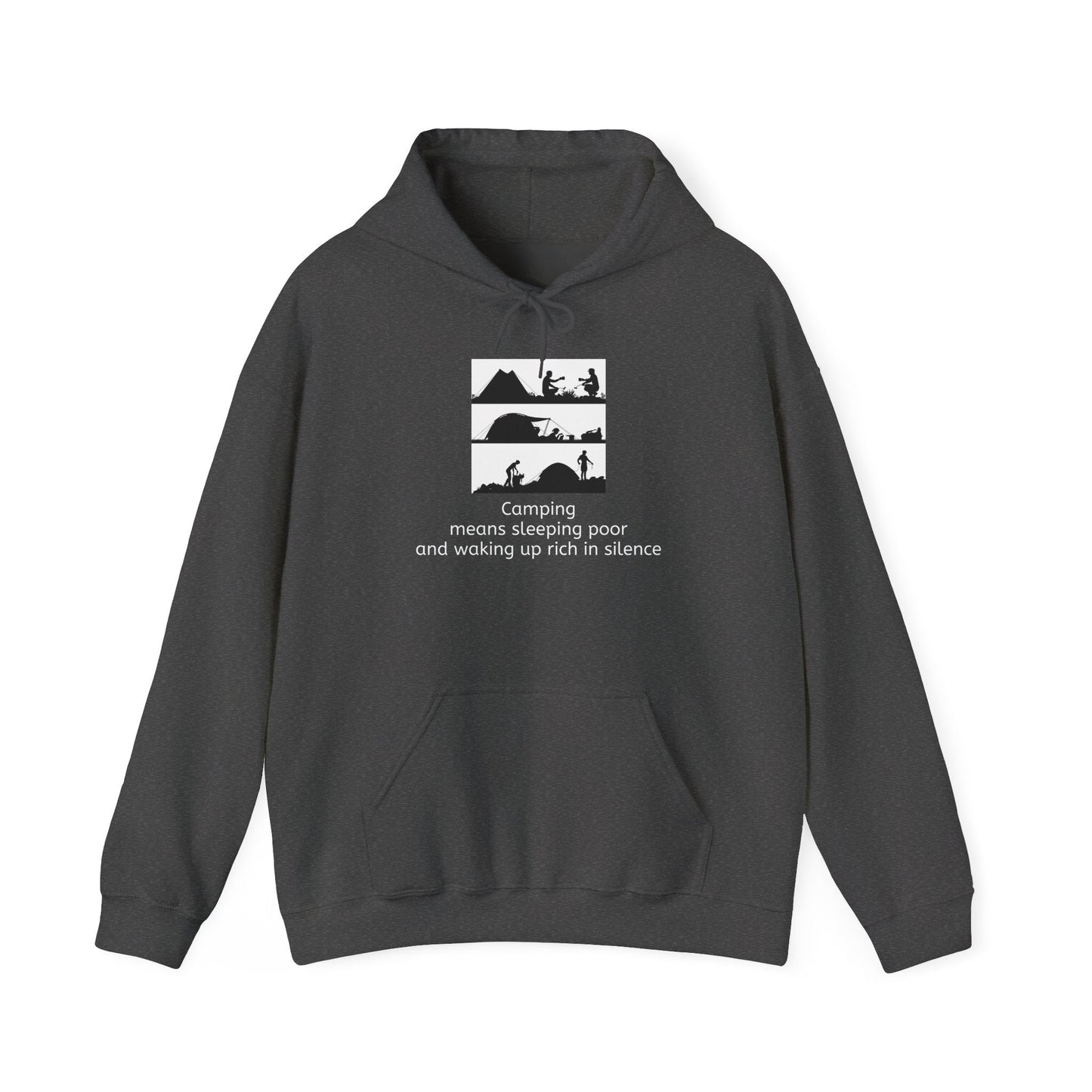 Camping Adventure Hoodie - Unisex Heavy Blend - Cozy Sweatshirt for Nature Lovers - Outdoor Gift - Travel Hoodie - MaisonThreadory