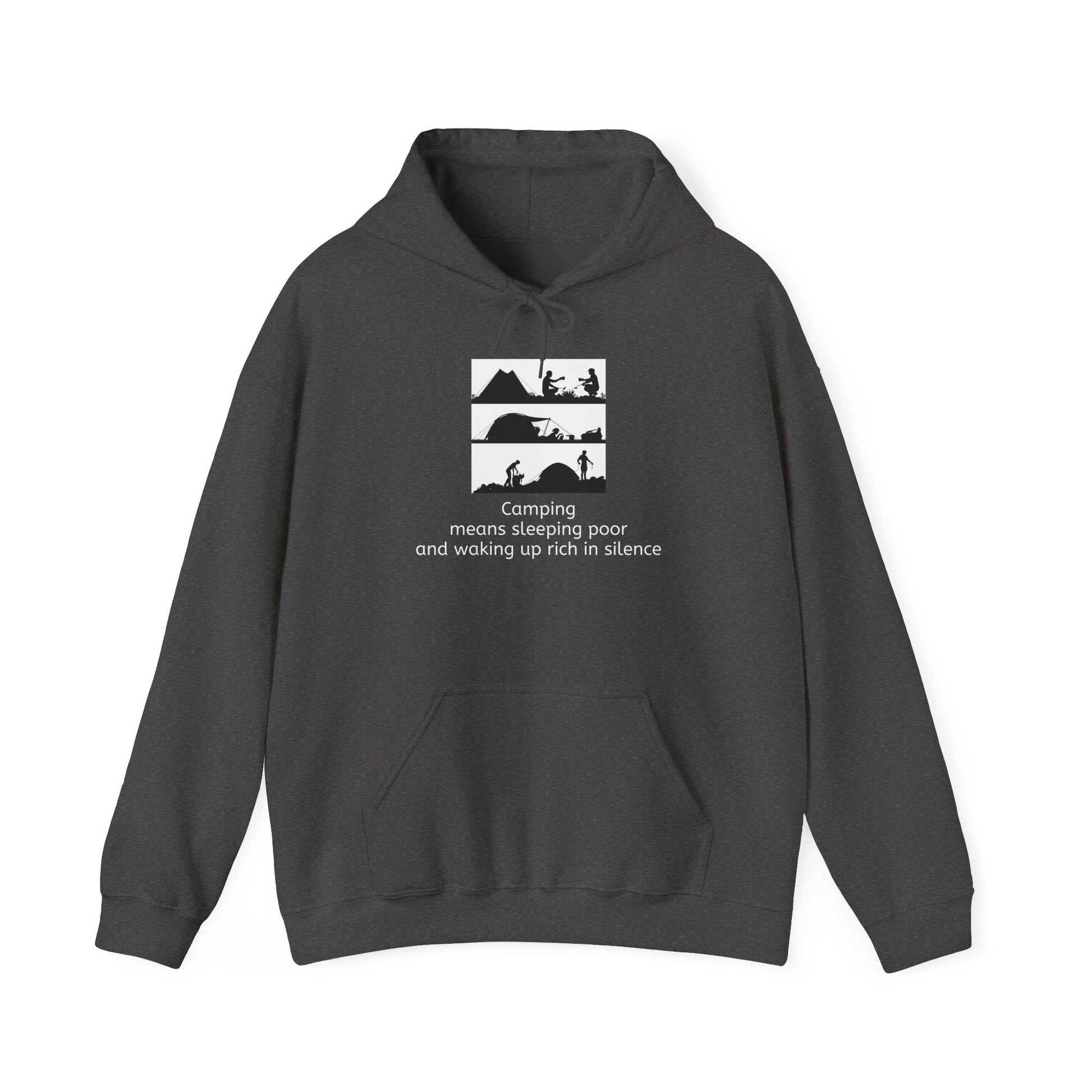 Camping Adventure Hoodie - Unisex Heavy Blend - Cozy Sweatshirt for Nature Lovers - Outdoor Gift - Travel Hoodie - MaisonThreadory