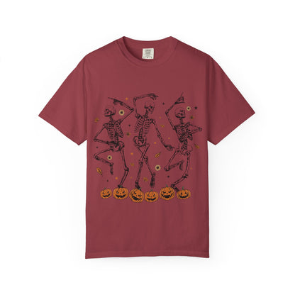 Spooky Skeleton Dance T-Shirt | Halloween, Fall Fashion, Unisex Tee, Graphic Shirt, Casual Wear - MaisonThreadory