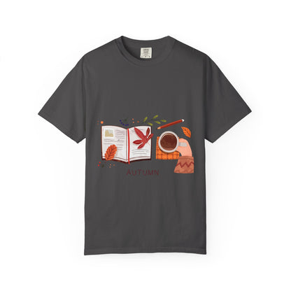 Autumn - Themed Unisex T-Shirt - Cozy Fall Tee, Perfect Gift for Thanksgiving, Casual Everyday Wear, Seasonal Fashion, Pumpkin Spice Vibes - MaisonThreadory