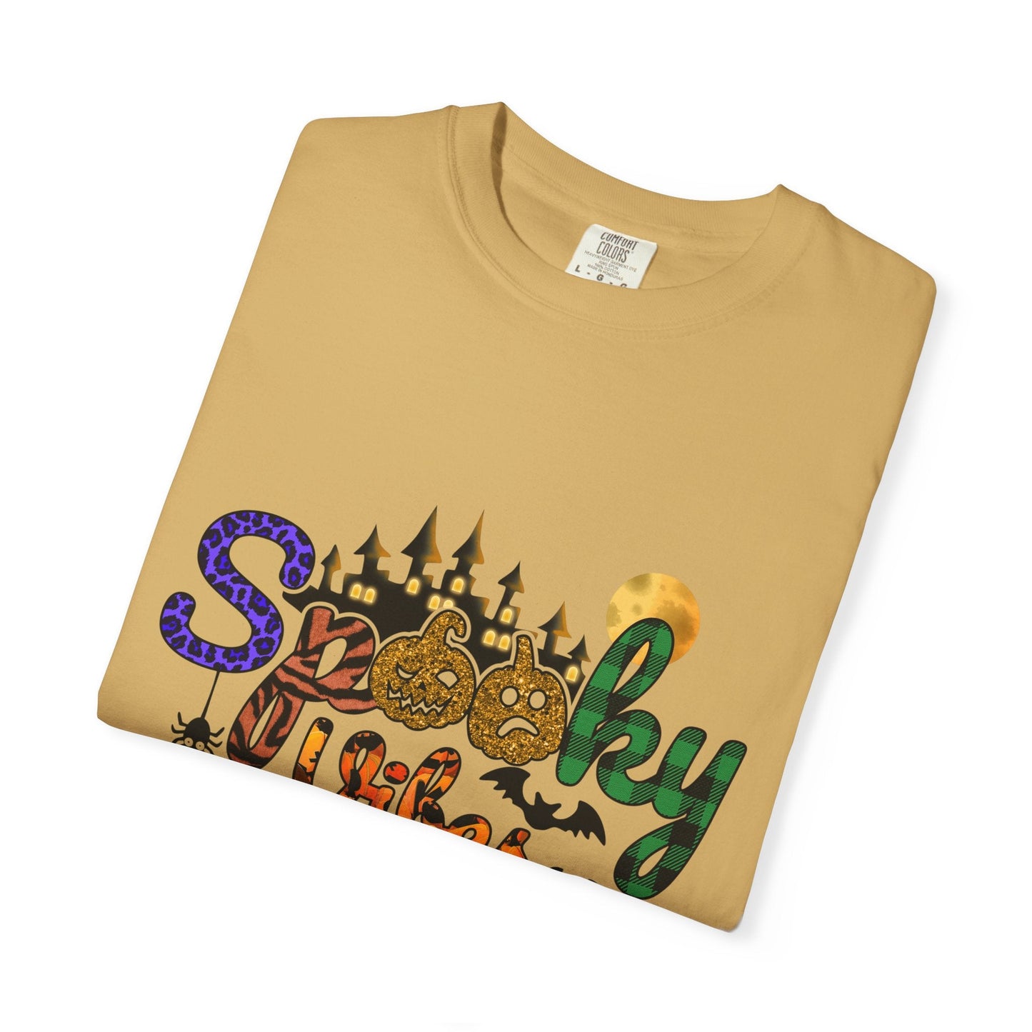 Spooky Vibes T-Shirt, Halloween Shirt, Unisex Tee, Fall Fashion, Casual Wear, Gift for Haunted Lovers - MaisonThreadory